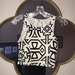 Geometric Crop Top